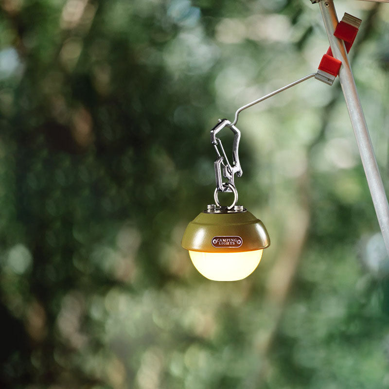 Contemporary Creative Waterproof Orb Metal PC LED Camping Outdoor Light For Outdoor Patio | Kalsten