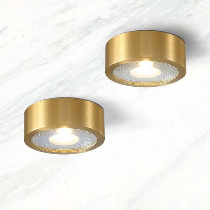 Flush Mount Ceiling Light Copper 4.72 in Built-In LED Modern Hallway Living Room Bedroom Lighting | Kalsten