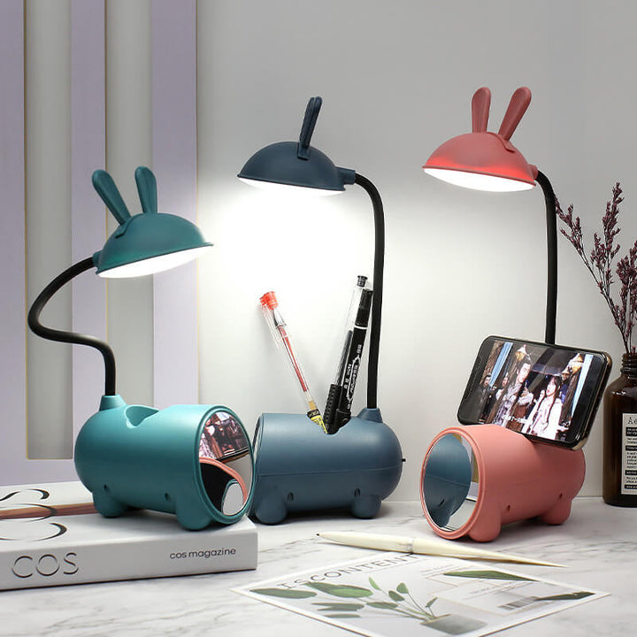 Kalsten | Cartoon Creative Rabbit LED Touch USB Pen Holder Desk Lamp
