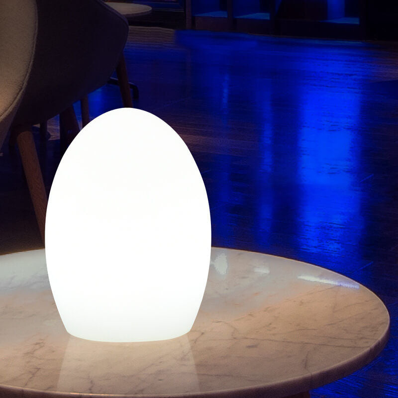 RGB ABS Egg-shaped LED Decorative Table Lamp | Kalsten