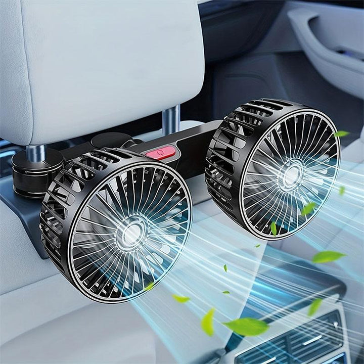 USB Fan for Car with 2 Heads | Kalsten