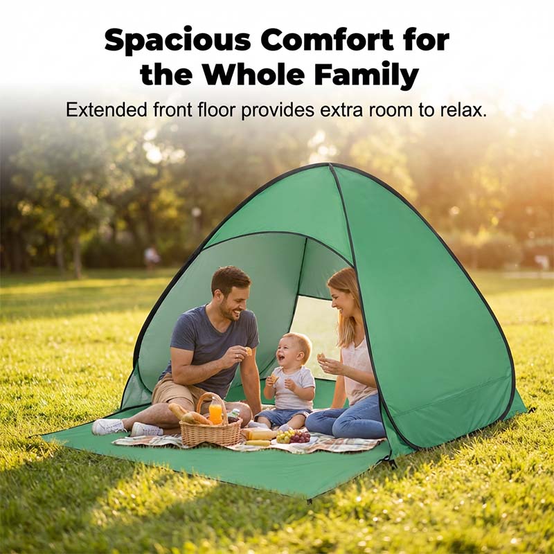 SunSail Breeze Pop-Up Beach Tent 98% UV Protection | Kalsten
