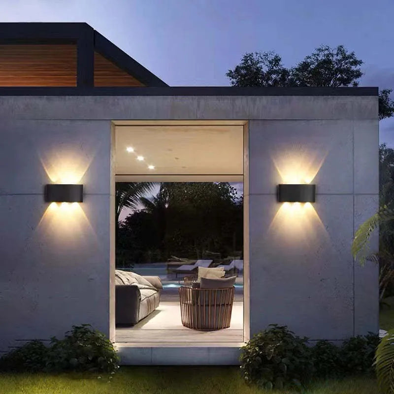Modern White Waterproof LED Wall Lamp