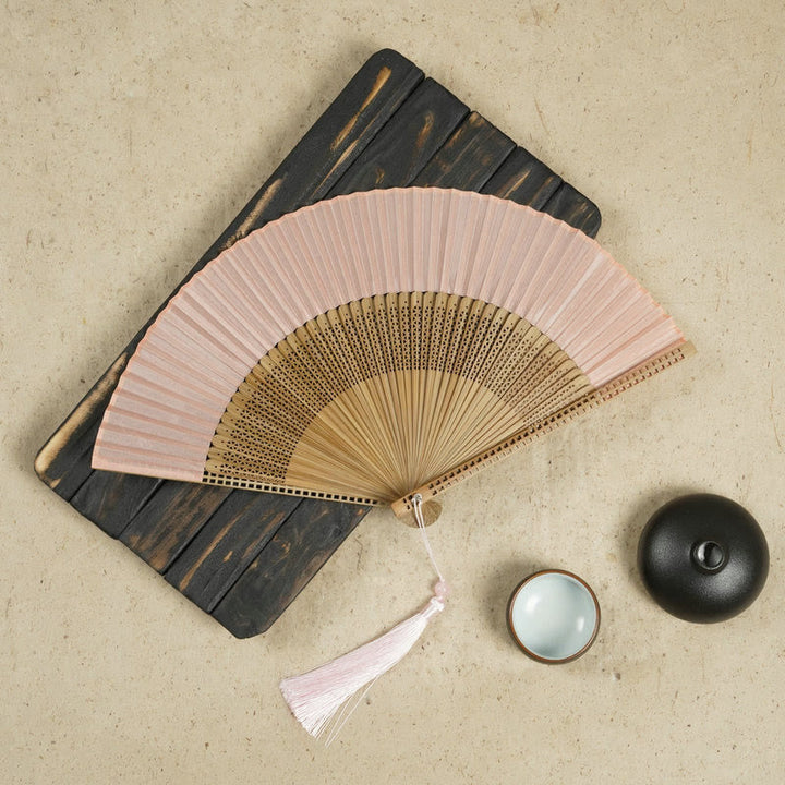 Kalsten | Hand fan made of bamboo silk