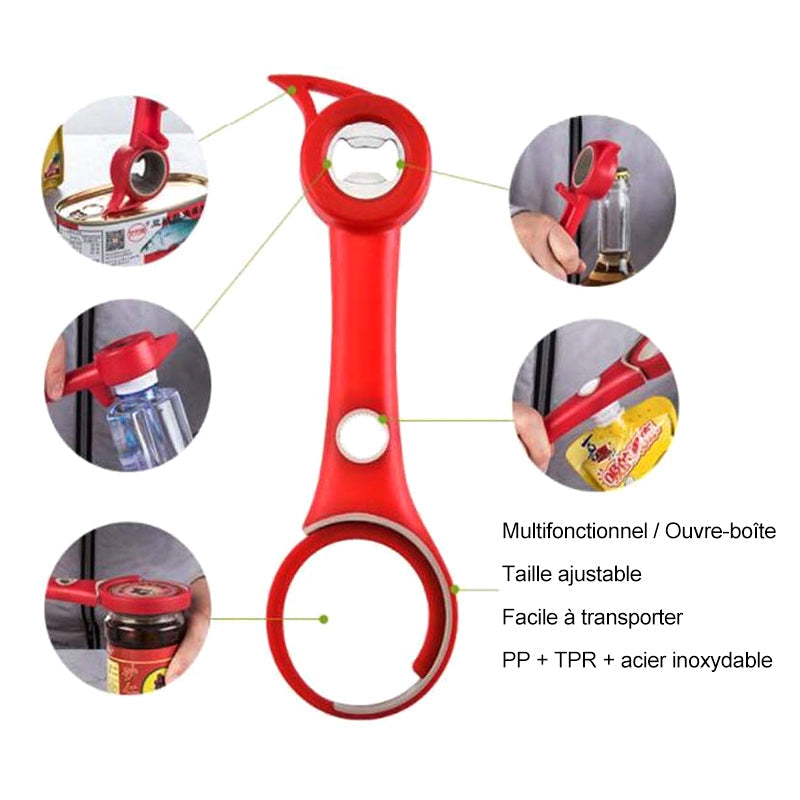 6 in 1 Multifunctional Can Opener | Kalsten
