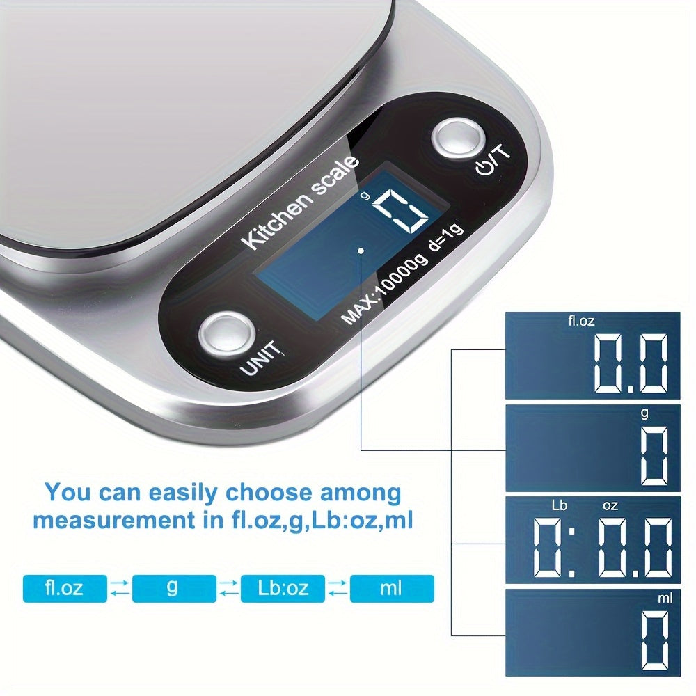 Digital kitchen scale stainless steel | Kalsten