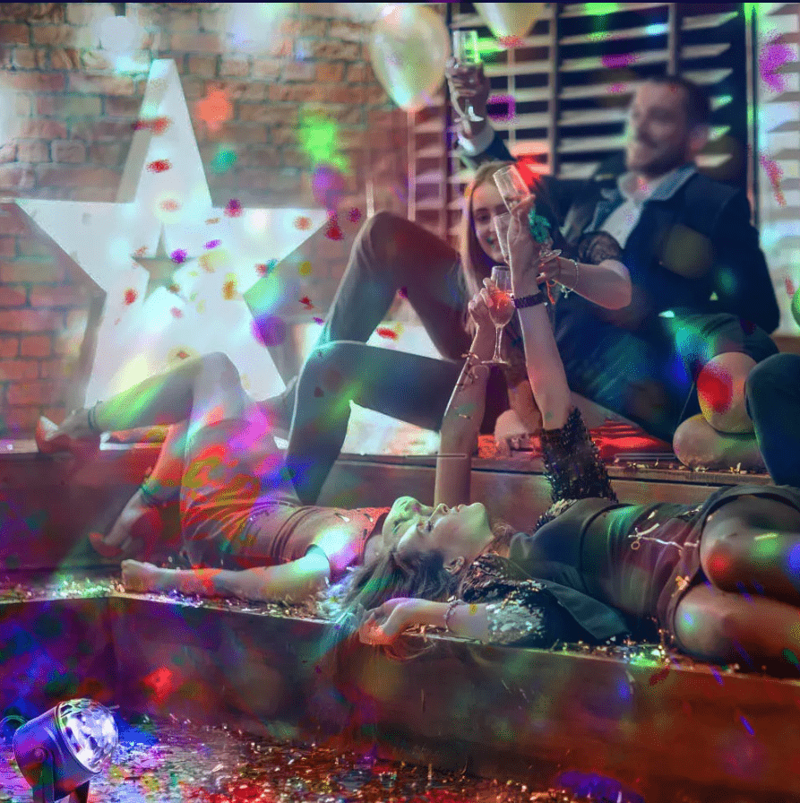 Rotating LED disco ball with remote control | Kalsten