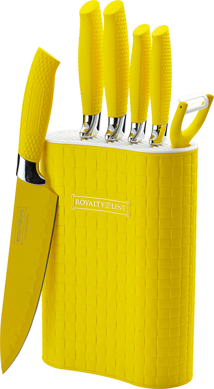 Knife set from Royalty Line (5 pieces + peeler) | Kalsten