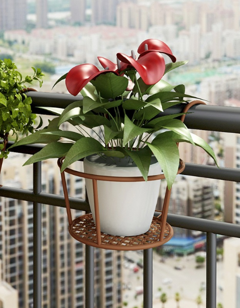 VerdaLift Plant Hanging Shelf — Finally rock-solid support for your balcony dreams | Kalsten