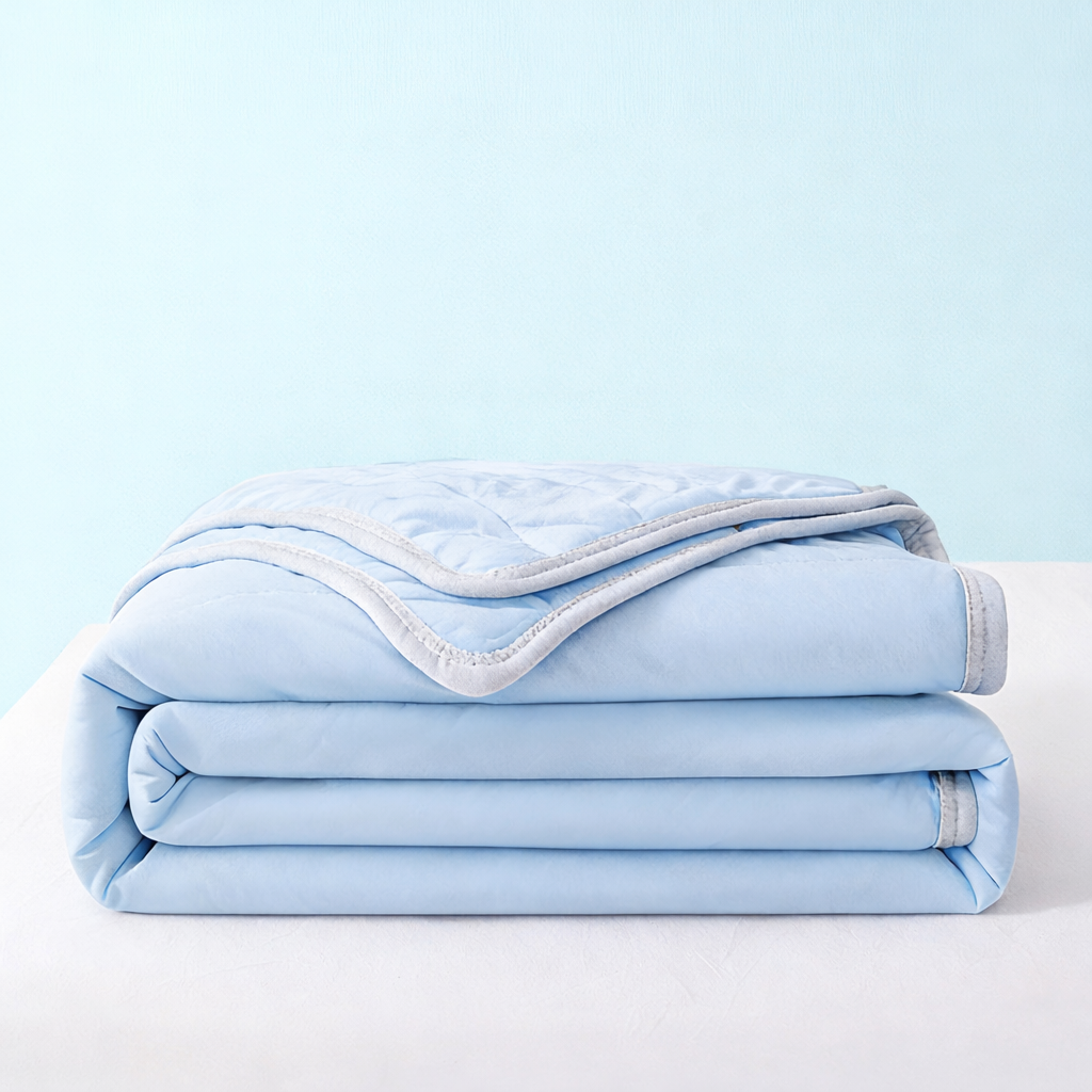 Cooling Ice Silk Summer Blanket – Lightweight, Washable, Soft Quilt for Babies & Adults | Kalsten