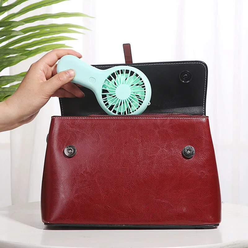 Compact USB Mini Fan - Adjustable Speeds, Ultra-Quiet Operation for Home & Office Use | Kalsten