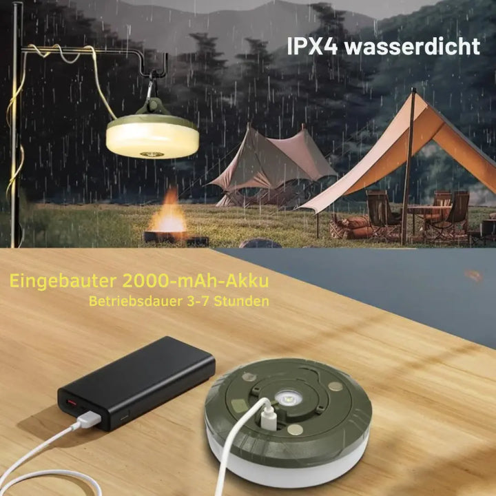 Camping lamp with 10m RGB light chain — Your magical light source for unforgettable outdoor experiences | Kalsten