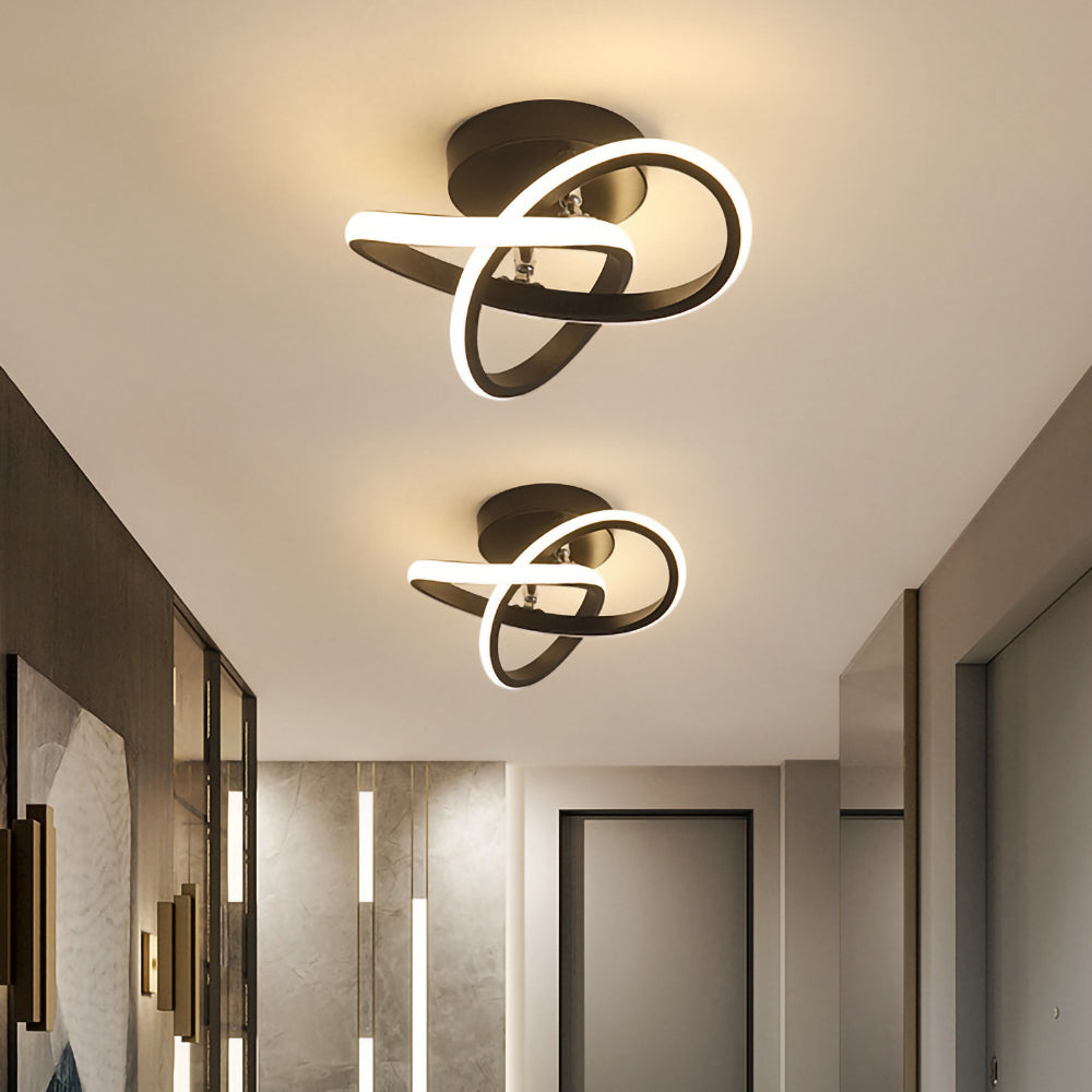 Black Metal LED Pendant Lamp Kalsten