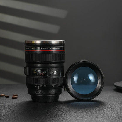 Camera Lens Inspired Insulated Cup Coffee Mug | Karnz