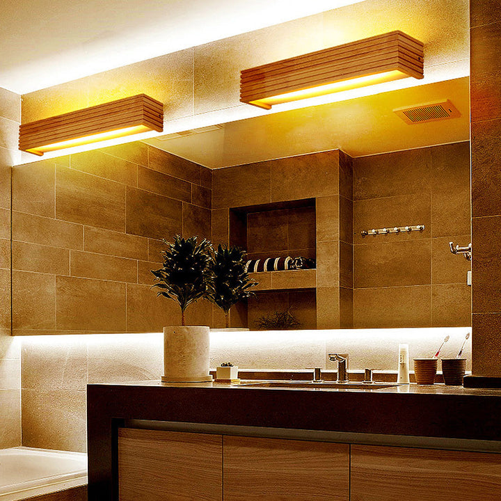 Modern Wooden LED Wall Light
