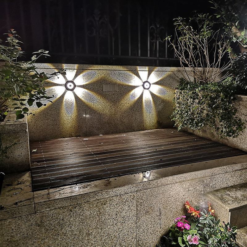 Contemporary Scandinavian Aluminum Round Shade LED Wall Sconce Lamp For Outdoor Patio | Kalsten