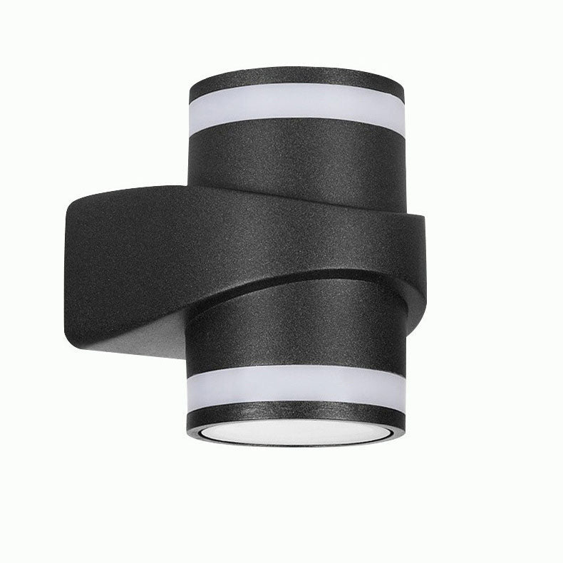Modern Cylindrical Die-Cast Aluminum LED Waterproof Outdoor Garden Wall Light | Kalsten