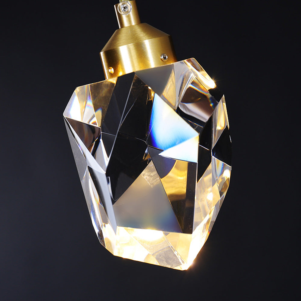 Creative Modern Crystal Gold Raindrop Chandelier | Kalsten