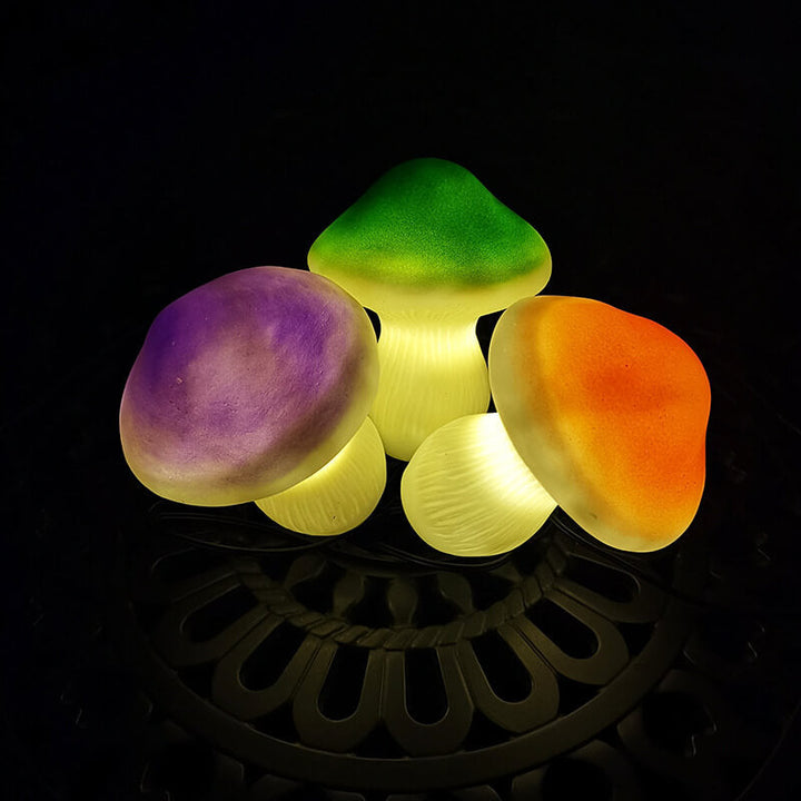 Solar Outdoor Mushroom Shape LED Garden Lawn Ground Insert Landscape Light | Kalsten