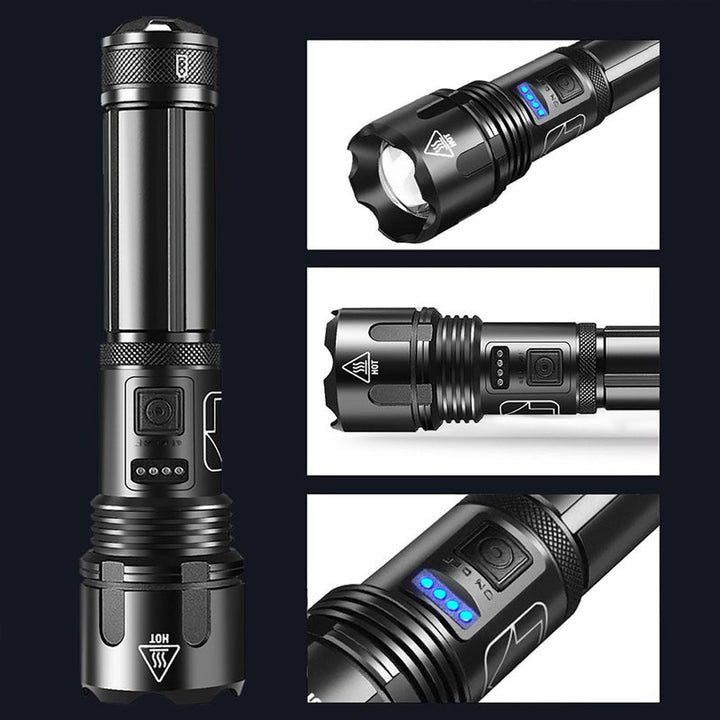 XHP50 Waterproof Zoomable Bright Flashlight | Kalsten