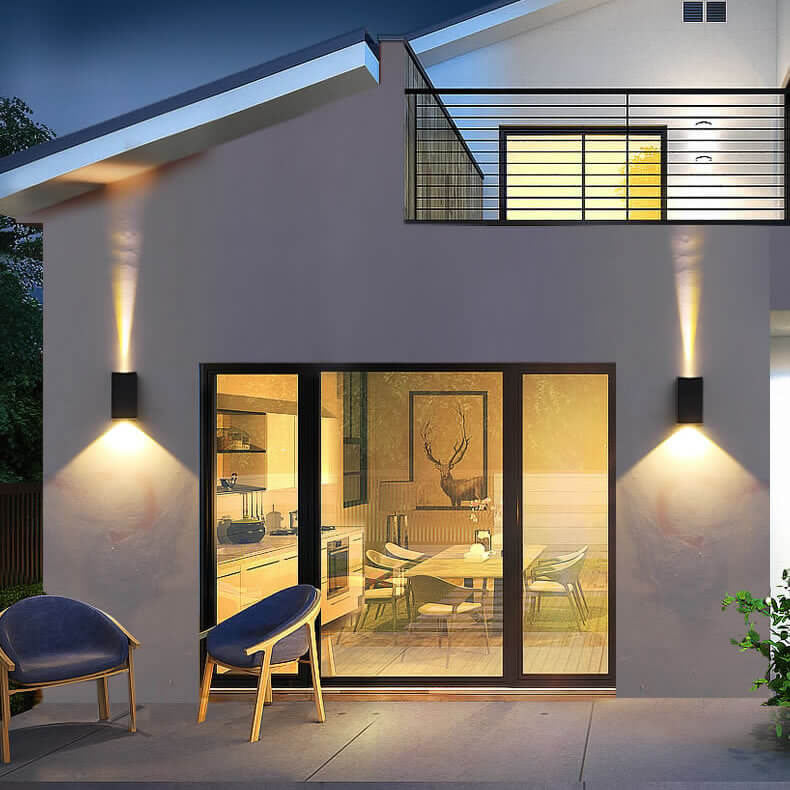 Solar Simple Trapezoid Outdoor Waterproof LED Wall Sconce Lamp | Kalsten