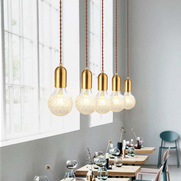 Modern LED Glass Pendant Lights For Living Room | Kalsten