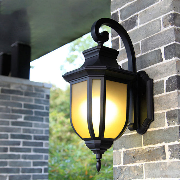 Modern European Minimalist Aluminum Alloy Square Outdoor 1-Light Wall Sconce Lamp | Kalsten