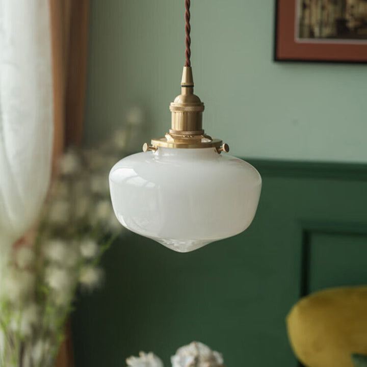 Retro Lantern Glass Pendant Hanging Light | Kalsten