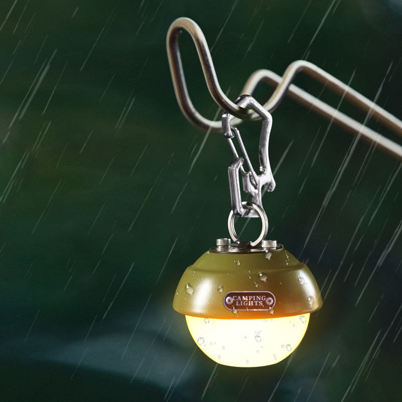 Contemporary Creative Waterproof Orb Metal PC LED Camping Outdoor Light For Outdoor Patio | Kalsten
