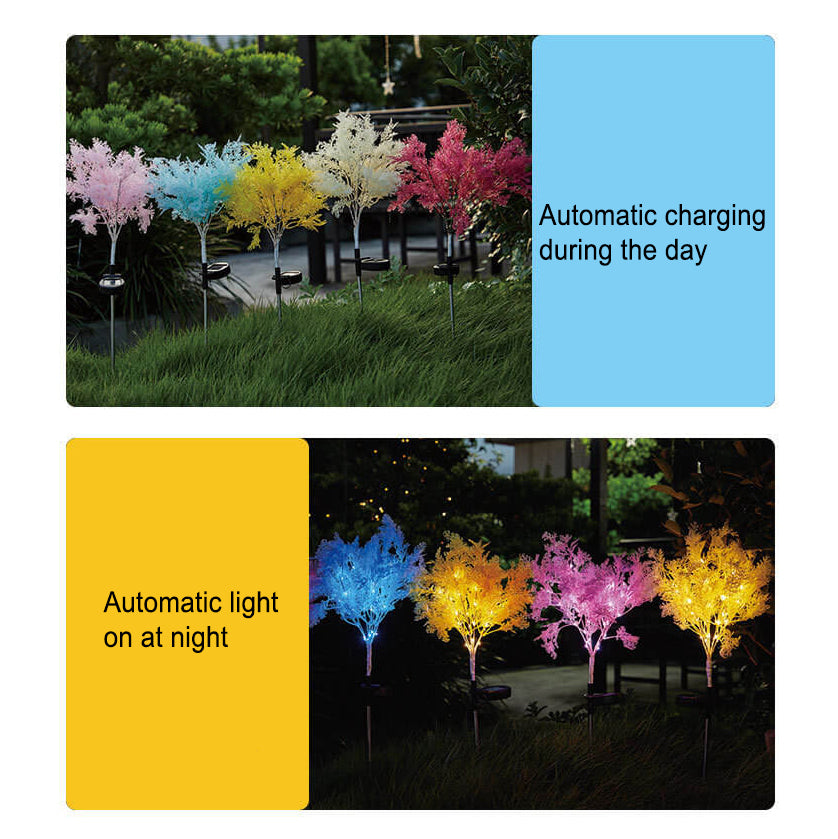 Modern Creative Colorful Simulation Fog Solar LED Outdoor Patio Lawn Ground Insert Landscape Light | Kalsten