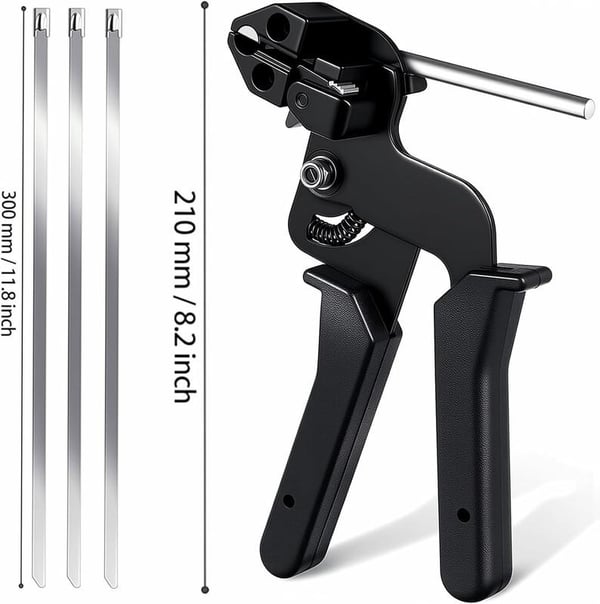 Stainless Steel Cable Tie Gun with Metal Ties | Kalsten