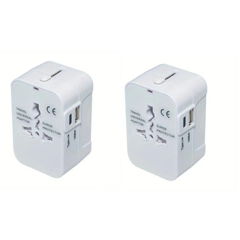 Universal travel adapter with dual USB ports | Kalsten