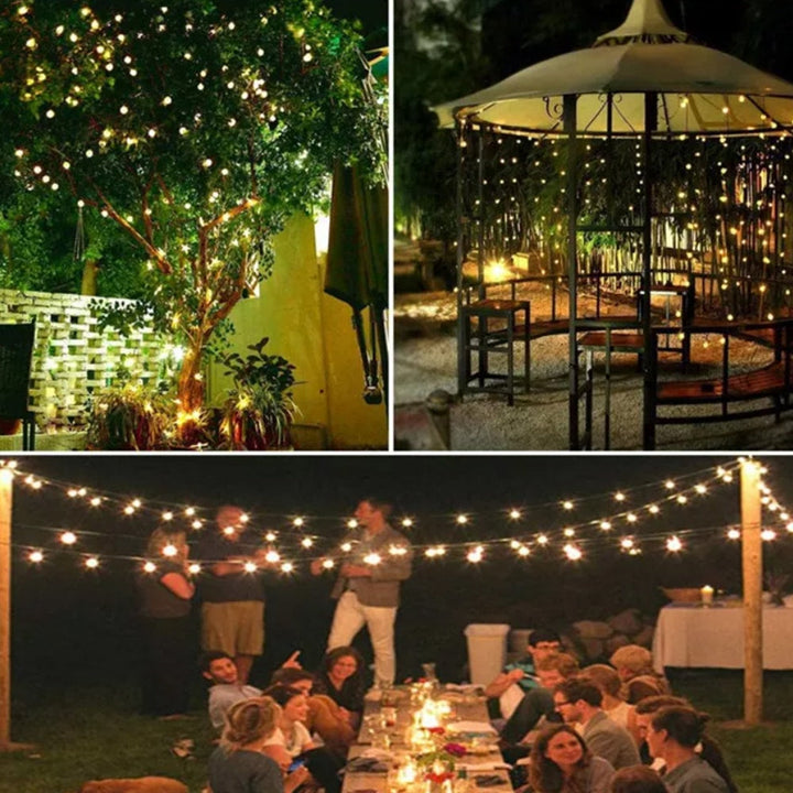 Solar string lights with ball lights - 5M-20 LED / 7M-50 LED / 12M-100 LED | Kalsten