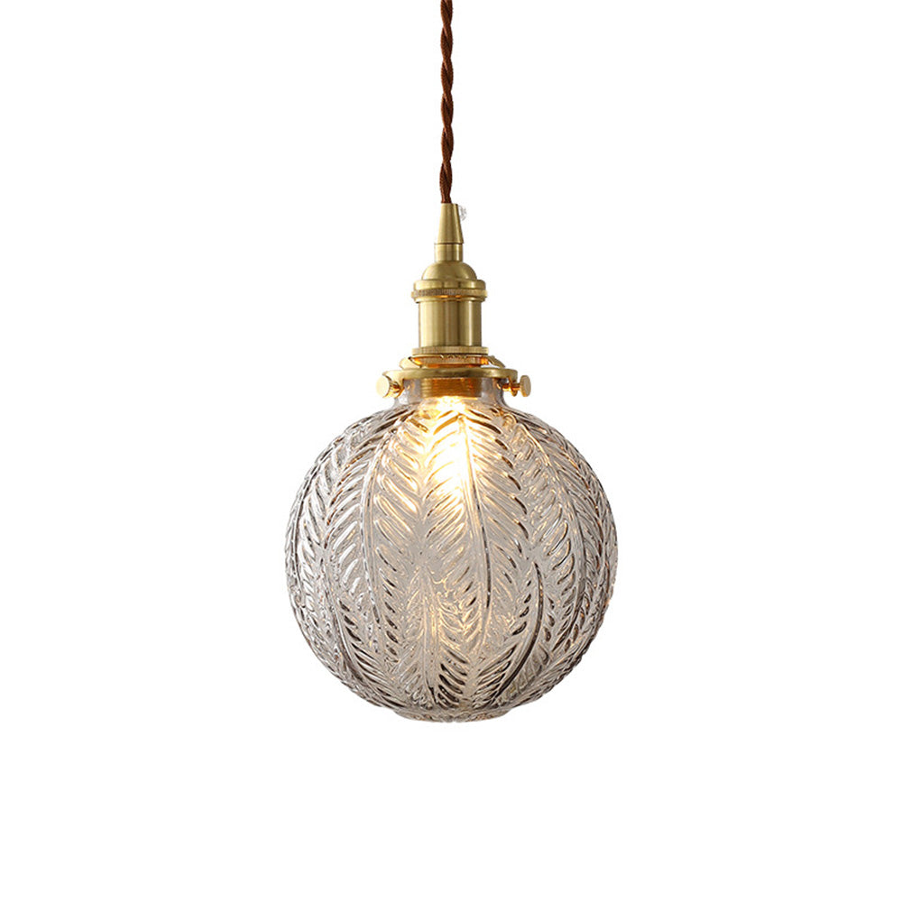 Glass Living Room Small Globe Pendant Light | Kalsten