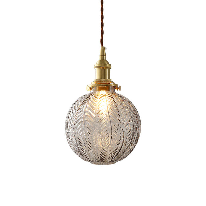 Glass Living Room Small Globe Pendant Light | Kalsten