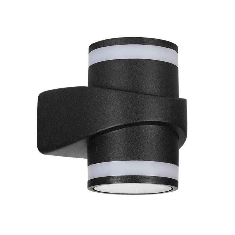 Modern Cylindrical Die-Cast Aluminum LED Waterproof Outdoor Garden Wall Light | Kalsten