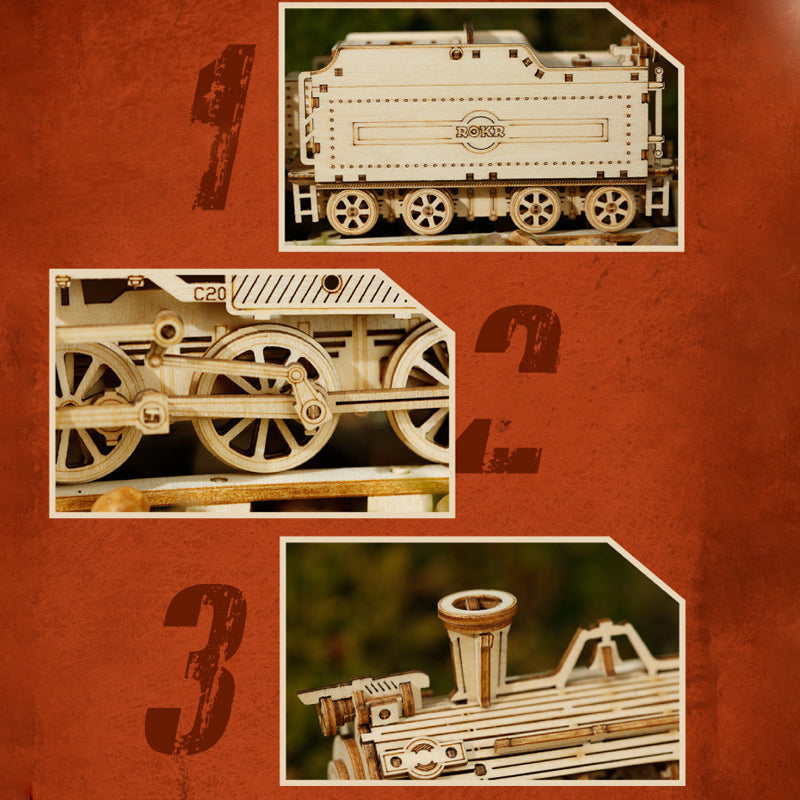 Super Wooden Mechanical Model Puzzle | Kalsten