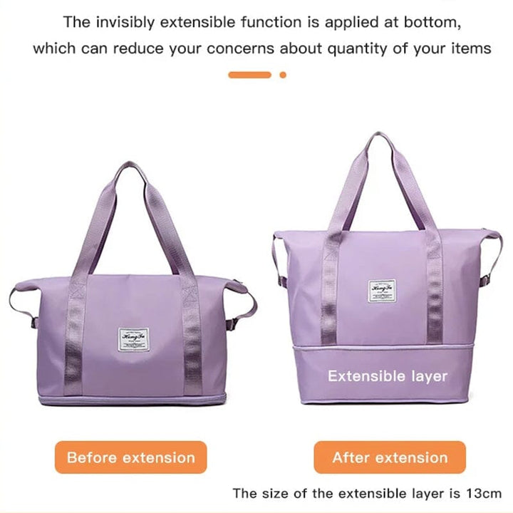 Kalsten | High-capacity Double-layer Wet Separation Travelling Bag