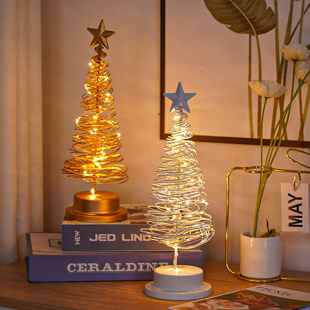Table Lamp with LED Lights and Metal Tree | Kalsten