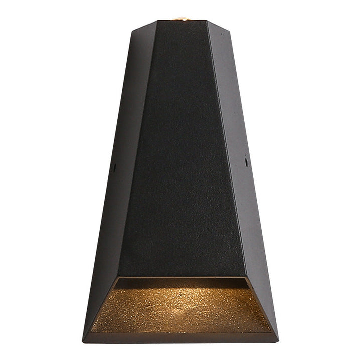 Outdoor Modern Column Geometry LED Waterproof Wall Sconce Lamp | Kalsten