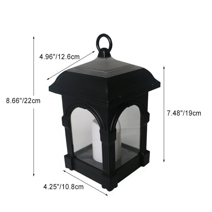Traditional European Solar Waterproof House Cubic Plastic LED Landscape Lighting Outdoor Light For Garden | Kalsten