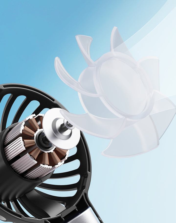 Mini Portable Fan Powerful Handheld Fan Rechargeable | Kalsten