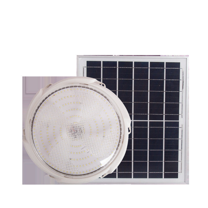 Modern Round Solar LED Remote Control Outdoor Indoor Flush Mount Lighting | Kalsten