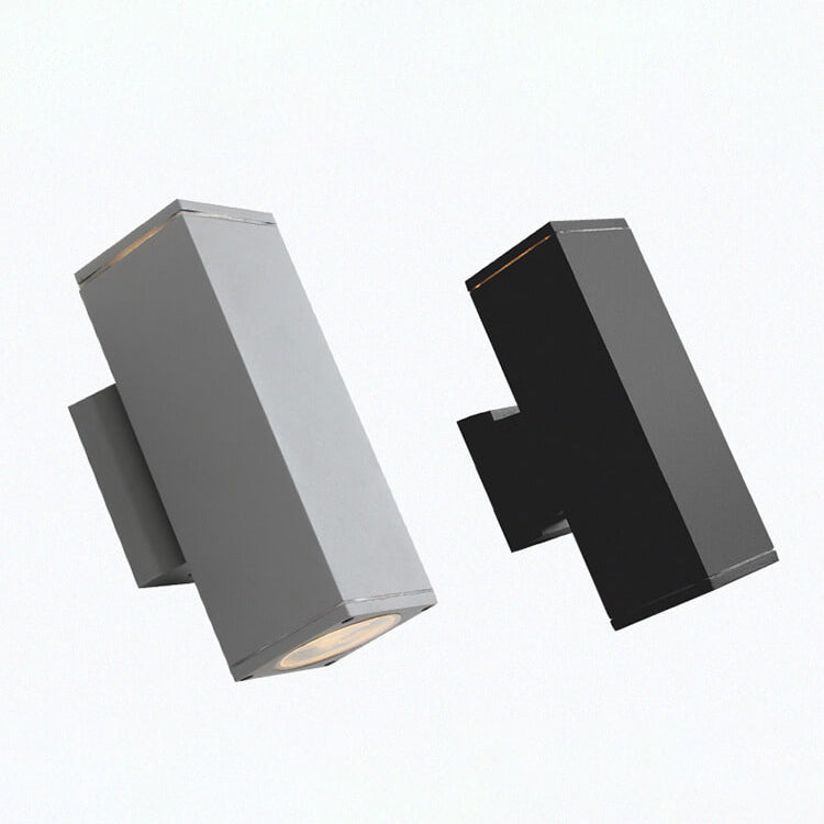 Modern Minimalist Square Column LED Luminous Outdoor Waterproof Wall Sconce Lamp | Kalsten