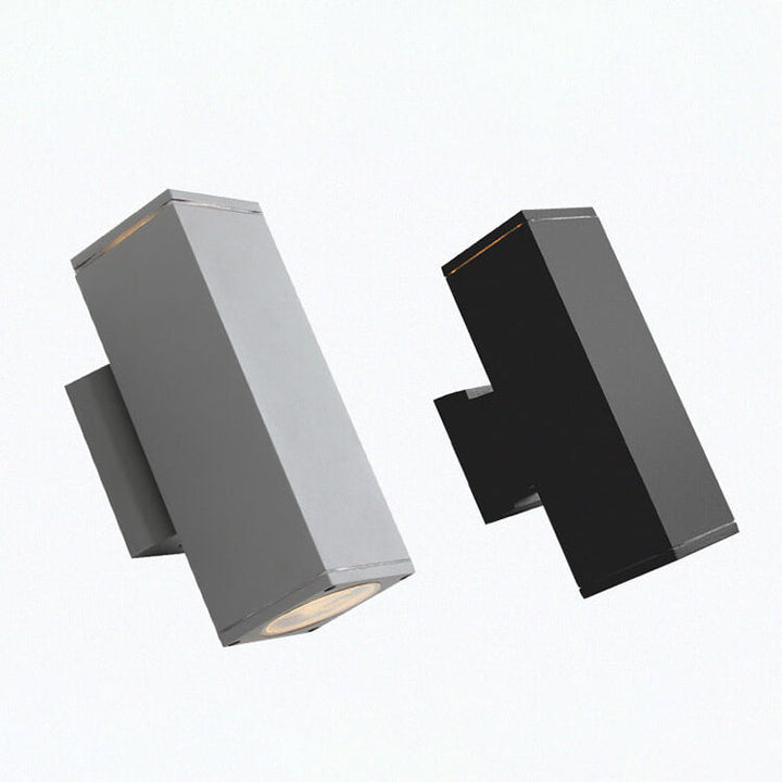 Modern Minimalist Square Column LED Luminous Outdoor Waterproof Wall Sconce Lamp | Kalsten