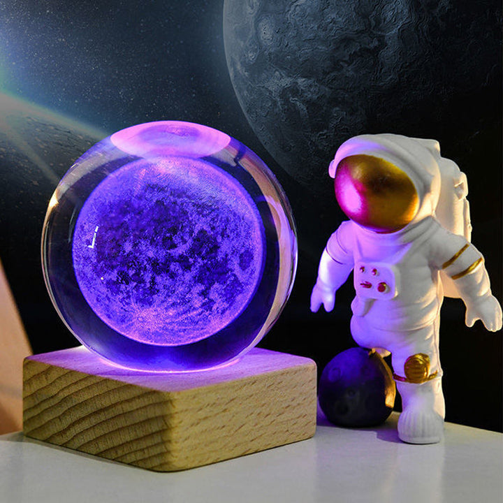 3D Galaxy Crystal Ball Night Light | Kalsten