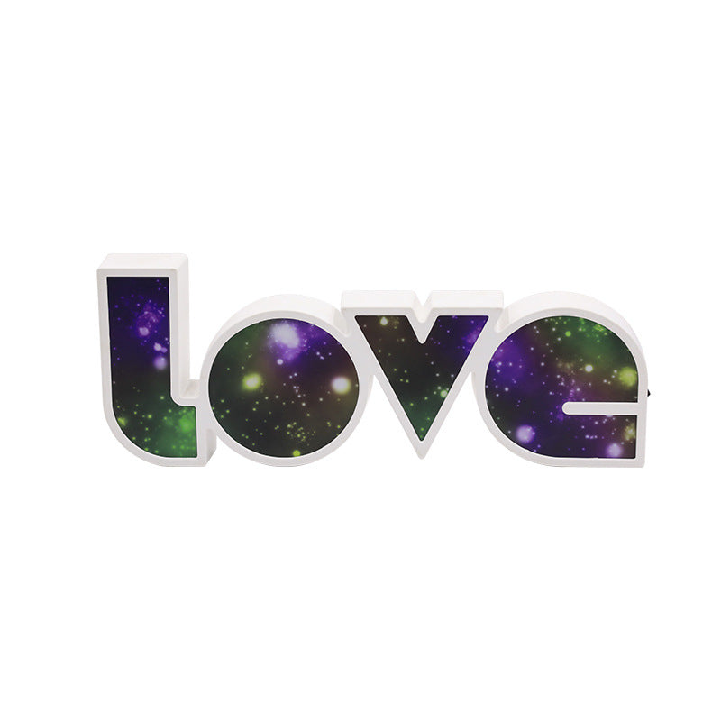 Modern Art Deco waterproof PS LOVE letters LED table lamp for the bedroom | Kalsten
