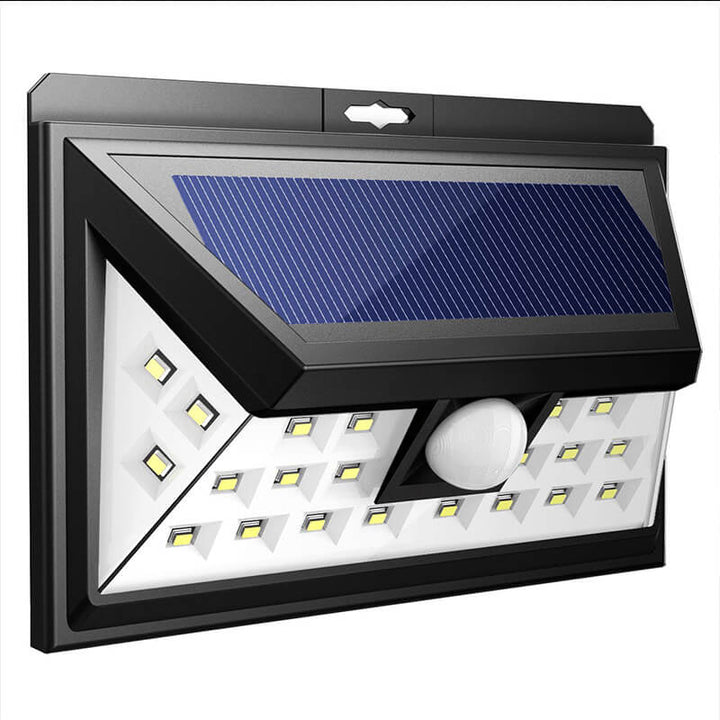 Outdoor Solar Trapezoid Body Sensor Waterproof LED Patio Wall Sconce Lamp | Kalsten