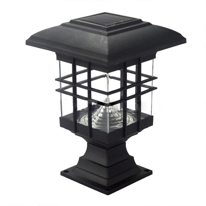 Modern Simplicity Solar Square Pillar LED Outdoor Lawn Landscape For Garden | Kalsten