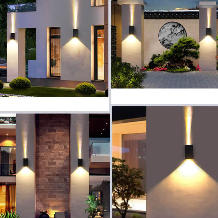 Solar Simple Trapezoid Outdoor Waterproof LED Wall Sconce Lamp | Kalsten